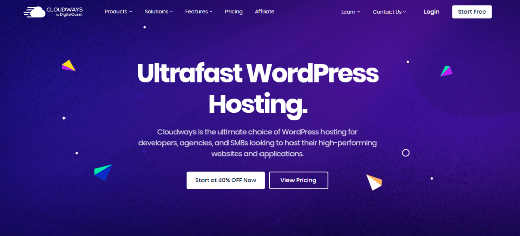 Cloudways: Cloud wordpress hosting provider