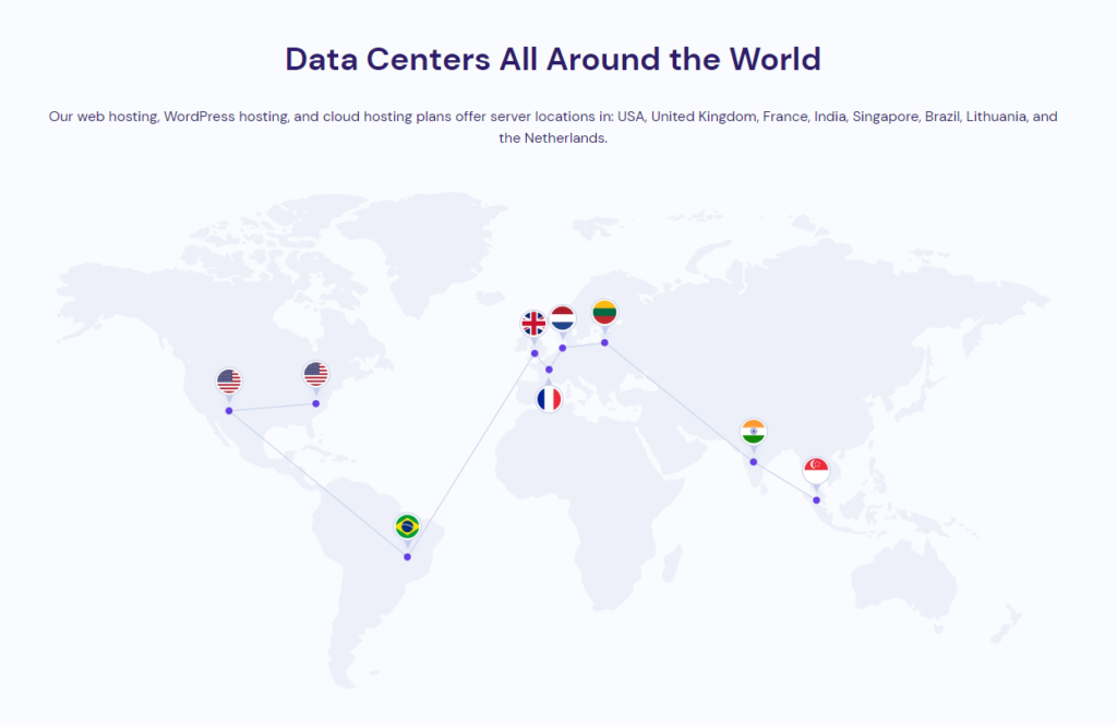 Hostinger Global Data Centers