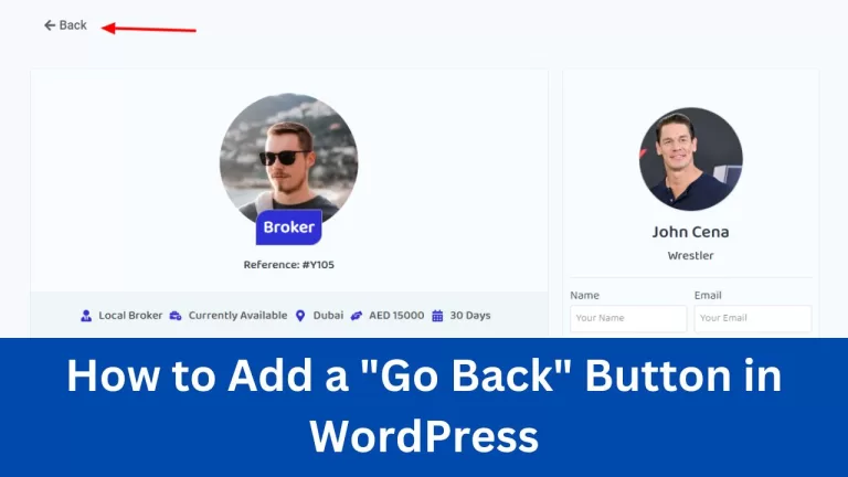 How to Add a Go Back to Previous Page Button in WordPress (2 Easy Methods)