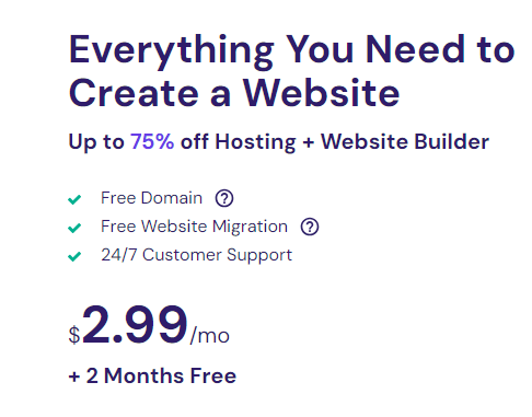 Hostinger Webhosting
